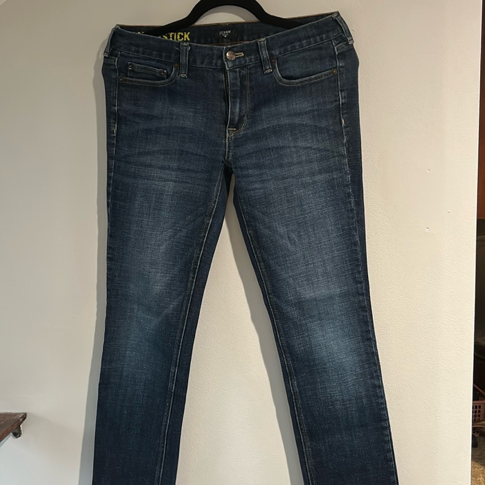 Medium color stretch jeans